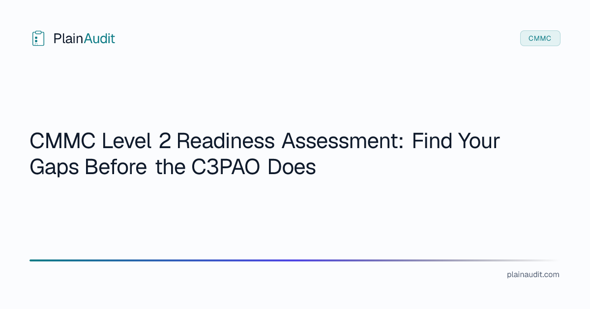 CMMC Level 2 Readiness Assessment: Find Your Gaps Before the C3PAO Does ...